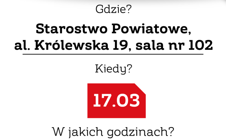  Akcja krwiodawcza w Starostwie Powiatowym w Puławach w dniu 17 marca 2026 r. – wtorek